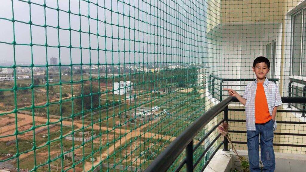 Balcony Safety Net Installation by Safeguard